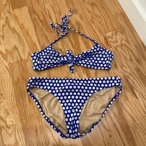 J Crew Polk a dot bikini
